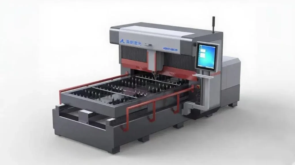 1500w high power laser die cutting machine