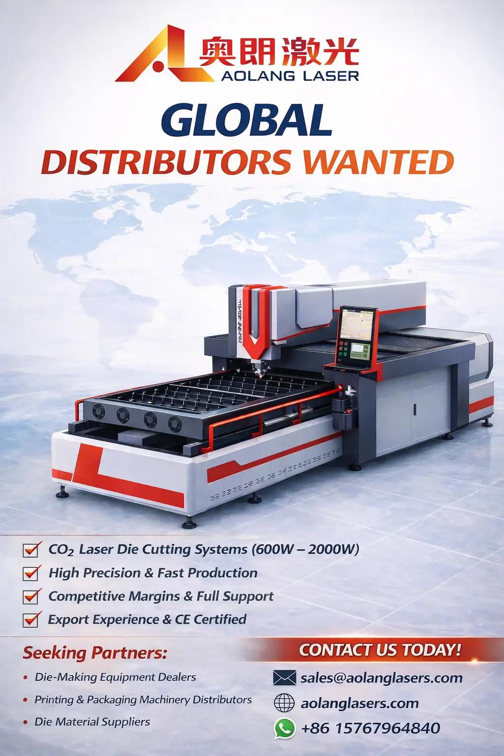 global laser distributor recruitment
