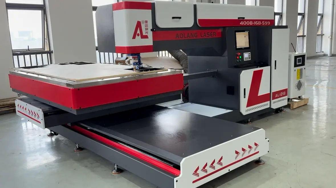 Real Photo of Plywood Laser Cuting Machine